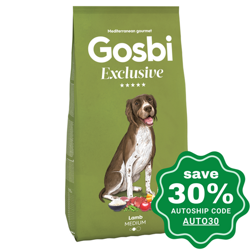 Gosbi - Dry Food For Medium Breeds Adult Dogs Exclusive Lamb Recipe 12Kg