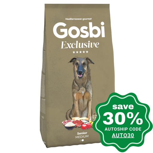 Gosbi - Dry Food For Medium Breeds Senior Dogs Exclusive Recipe 12Kg