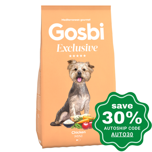 Gosbi - Dry Food For Small Breeds Adult Dogs Exclusive Chicken Mini Recipe 7Kg