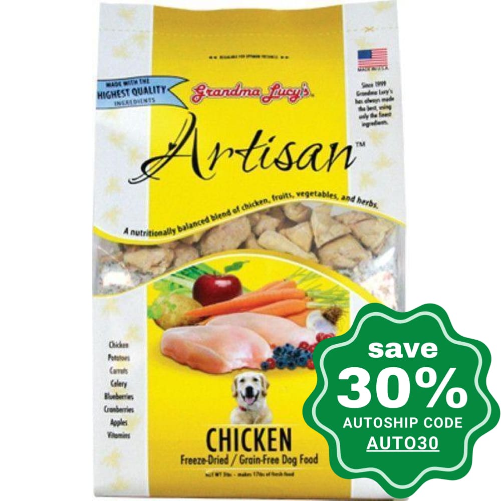 Grandma Lucy's - Artisan Freeze Dried Chicken Grain Free Dog Food - 10LB - PetProject.HK