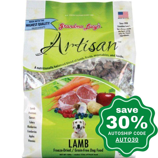 Grandma Lucy's - Artisan Freeze Dried Lamb Grain Free Dog Food - 10LB - PetProject.HK