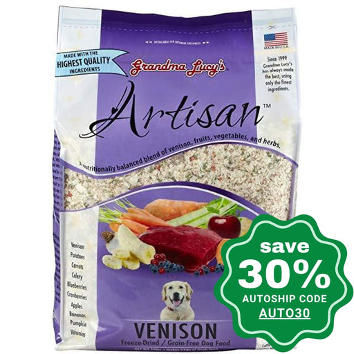 Grandma Lucy's - Artisan Freeze Dried Venison Grain Free Dog Food - 10LB - PetProject.HK