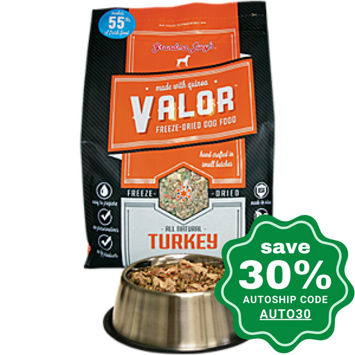 Grandma Lucy's - Valor Freeze-Dried Turkey Grain Free Dog Food - 10LB - PetProject.HK