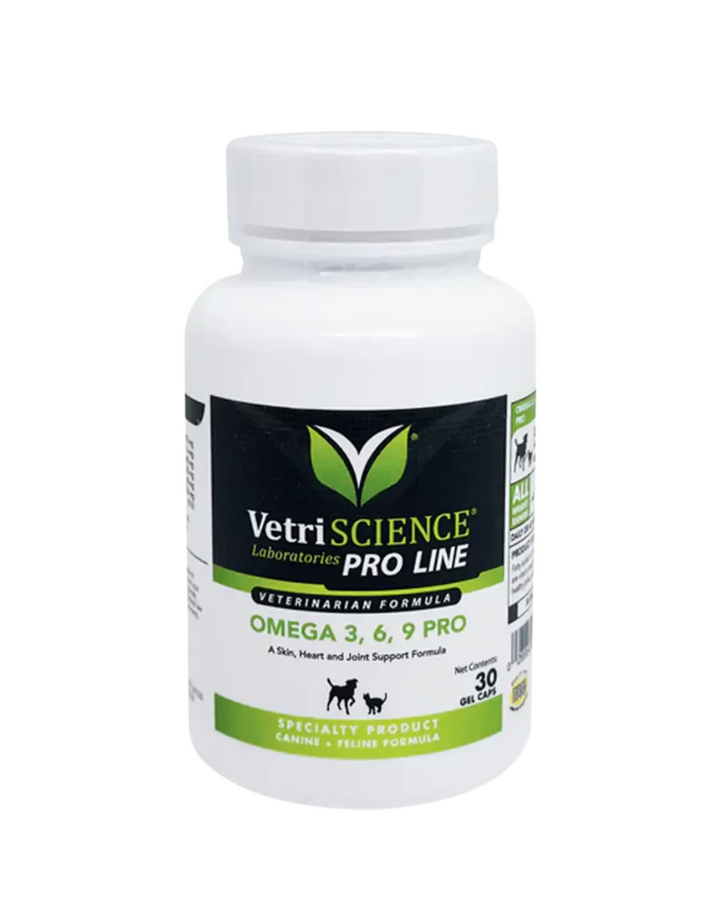 VetriScience - Immunity Supplements for Dogs & Cats - Omega 369 PRO - 30CAPS