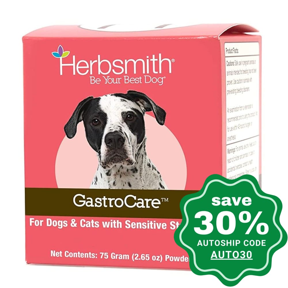 Herbsmith - Gastro Care Supplement For Dogs & Cats 75G