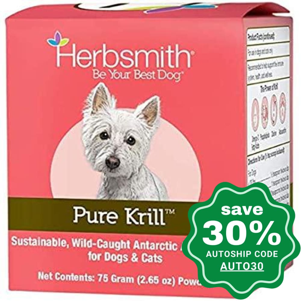 Herbsmith - Pure Krill For Dogs & Cats 75G