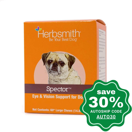 Herbsmith - Spector Eye Vision Support For Dogs Large Chews - 60CT - PetProject.HK