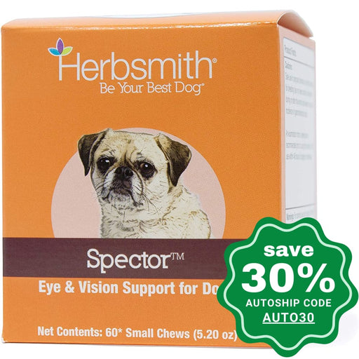 Herbsmith - Spector Eye Vision Support For Dogs Small Chews 60Ct