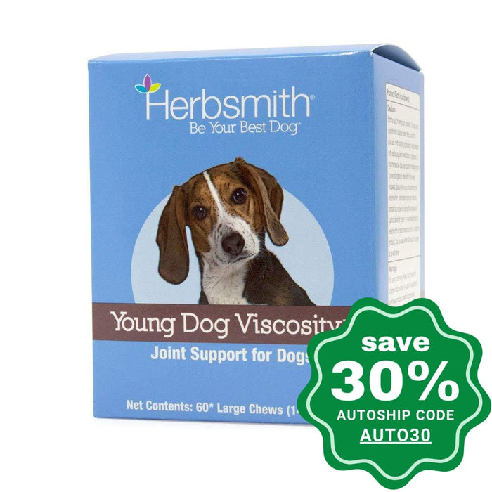 Herbsmith - Young Dog Viscosity Large Chews - 60CT - PetProject.HK