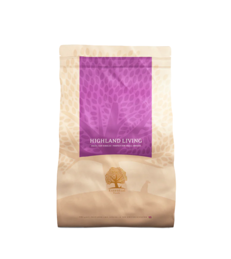 Essential Foods - Dry Dog Food Highland Living (Small Kibble) 3Kg Dogs