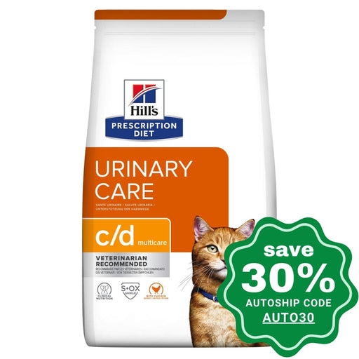 Hills Prescription Diet - Dry Cat Food Feline C/d Multi Urinary Care 8.5Lb Cats