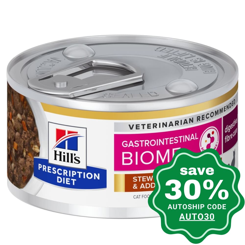 Hills Prescription Diet - Wet Cat Food Feline Gastrointestinal Biome 2.9Oz (Min. 24 Cans) Cats