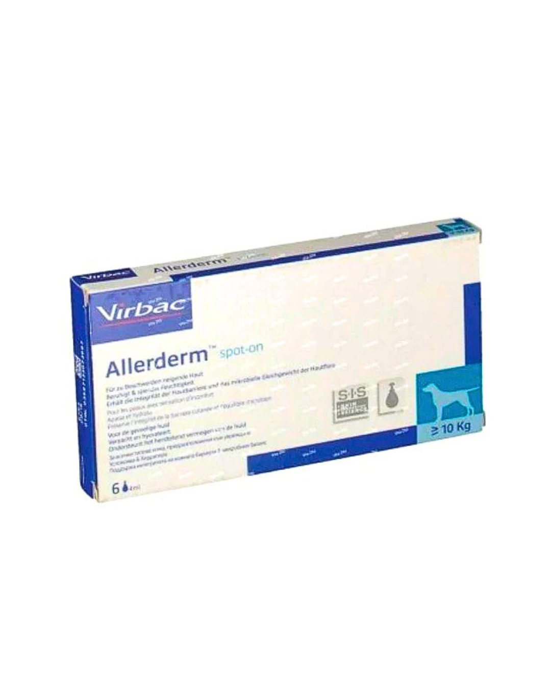 Virbac - Allerderm Spot On SIS for Dogs >10KG - 6 x 4ML - PetProject.HK