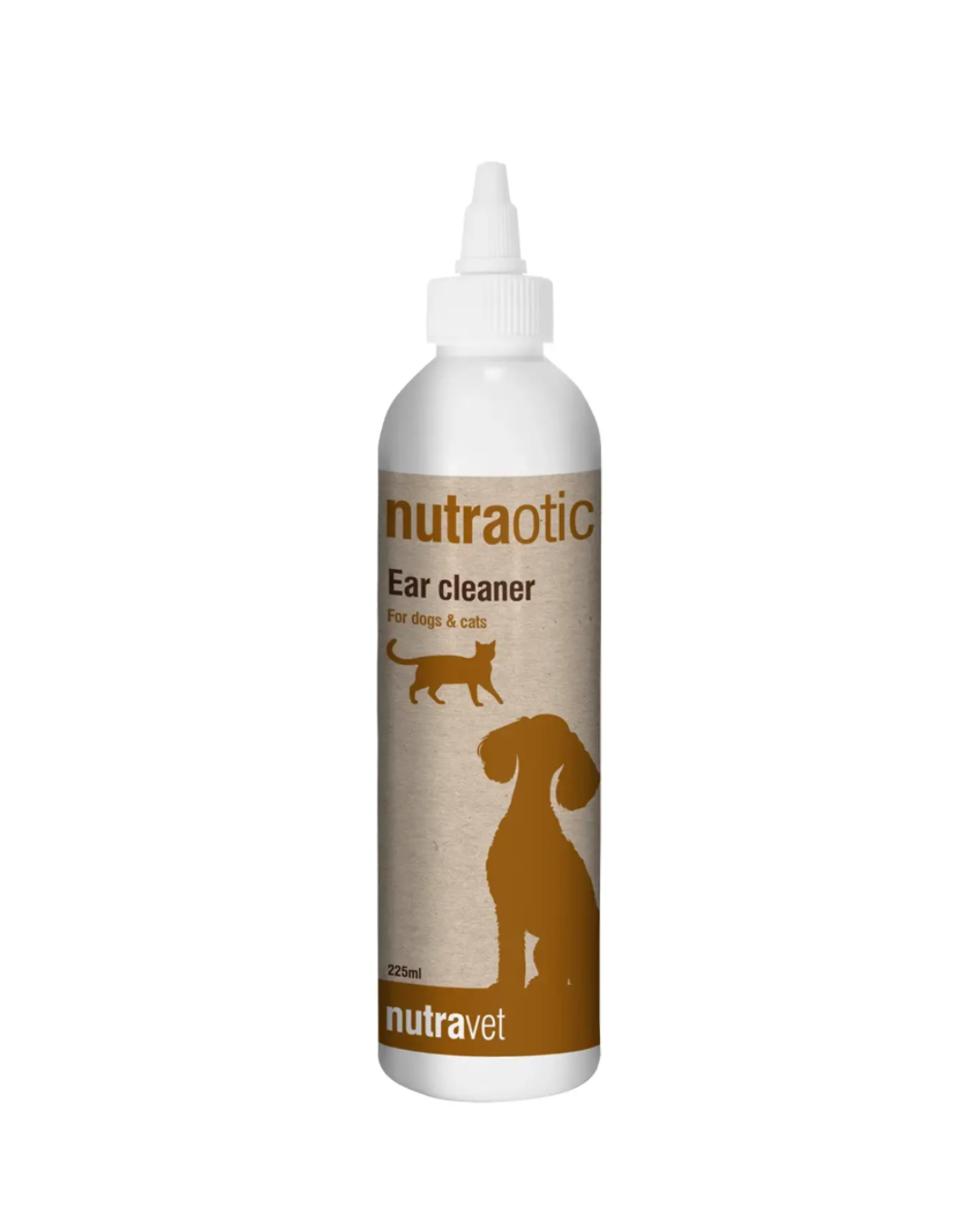 Nutravet - 狗和貓用耳部清潔劑 - Nutraotic 瓶裝 - 225ML