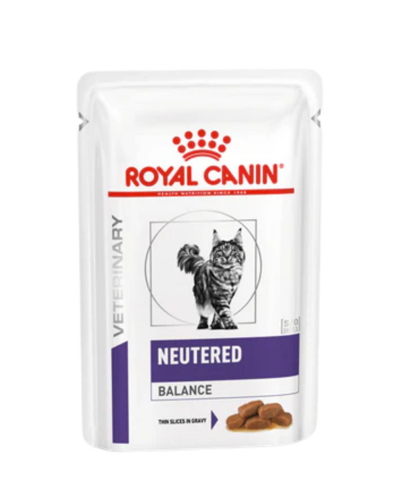 Royal Canin - 獸醫健康管理 - 已絕育體重平衡貓濕糧 - 85克（最少12袋） 