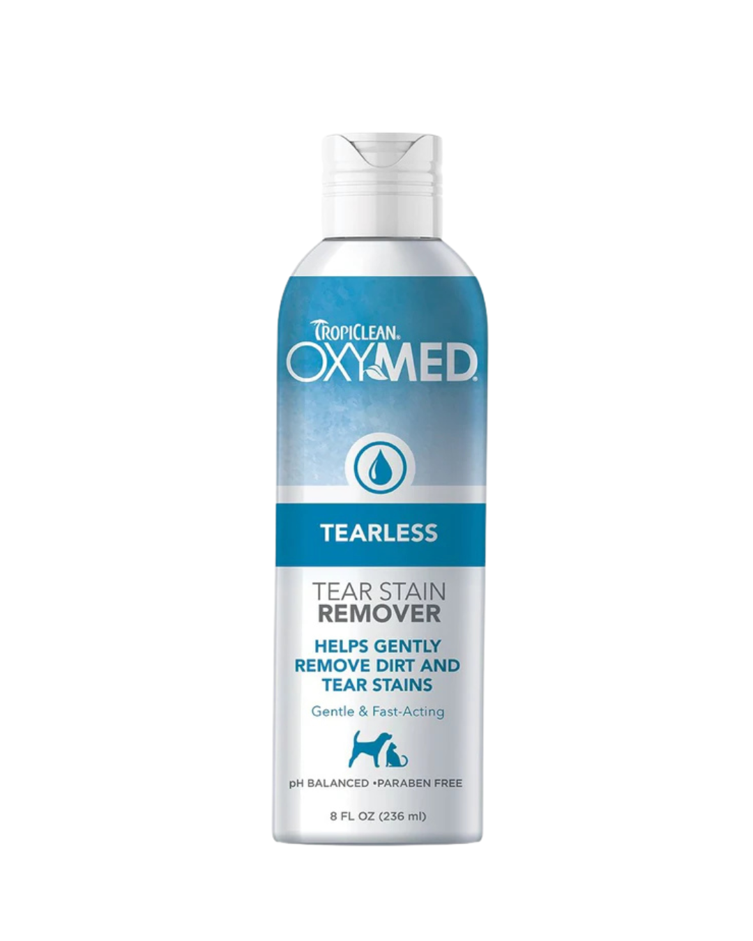 Tropiclean - Oxymed Tearless - Tear Stain Remover For Dogs & Cats - 8OZ