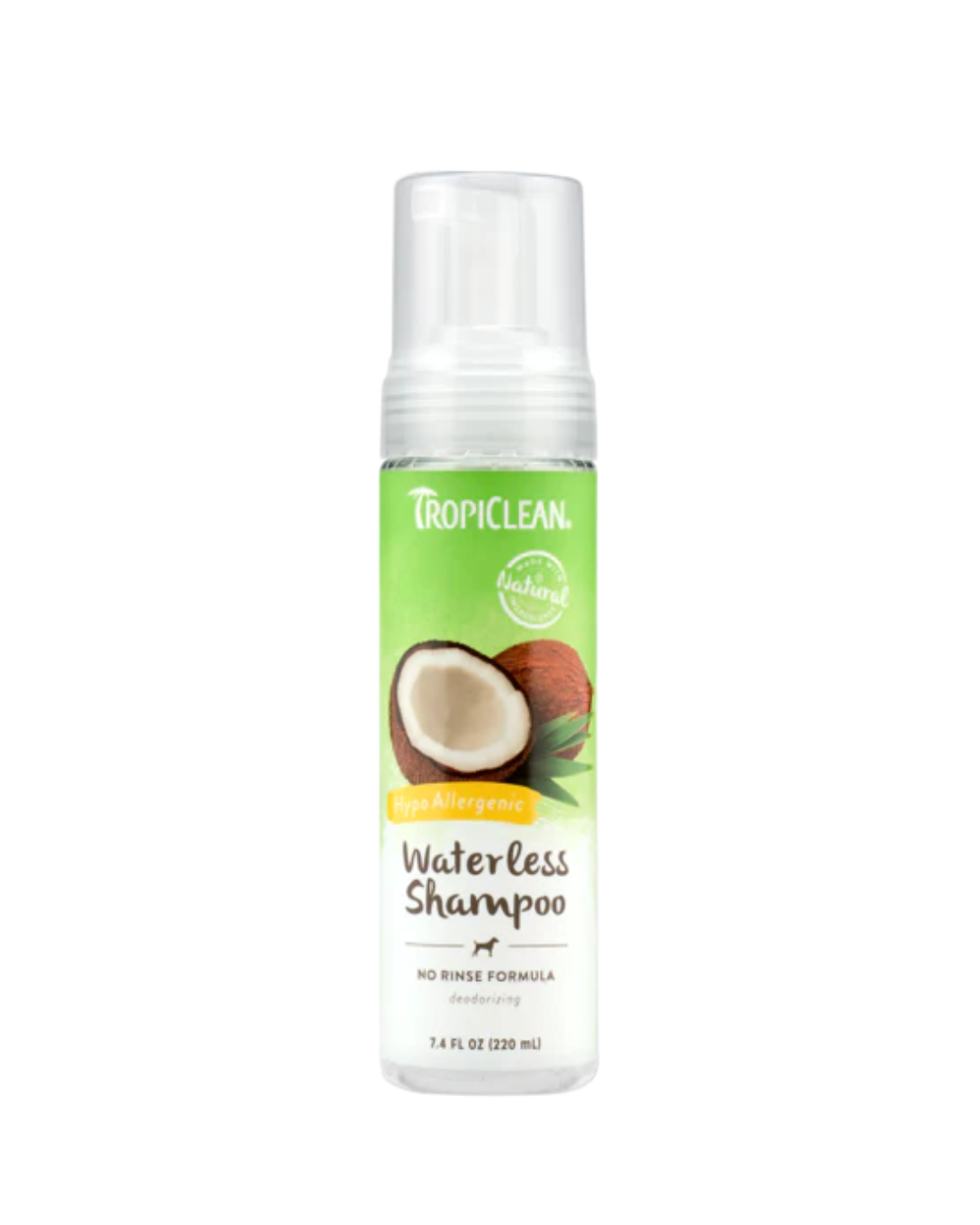 Tropiclean - Hypoallergenic Waterless Shampoo For Dogs - 220ML - PetProject.HK