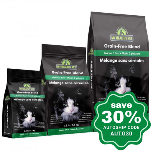 Holistic Blend - Dry Cat Food - Grain Free All Life Stages Marine 5 Fish - 15LB - PetProject.HK