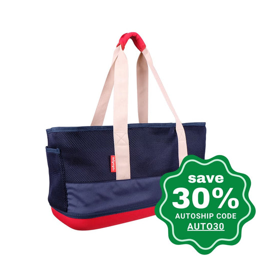 Ibiyaya - Breathable Dachshund Pet Carrier - Navy Blue - PetProject.HK