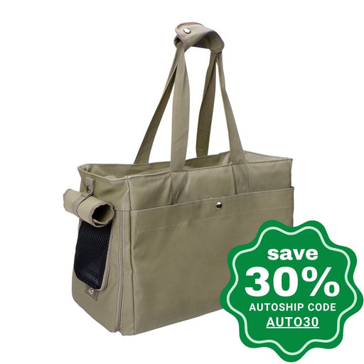 Ibiyaya - Canvas Pet Tote - Army Green - PetProject.HK