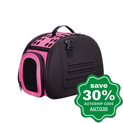 Ibiyaya - Classic Collapsible Shoulder Carrier - Pink - PetProject.HK