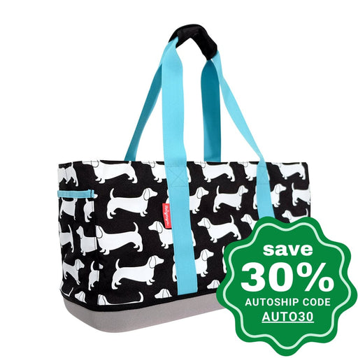 Ibiyaya - Sausage Dog Daily Tote - Black Sesame - PetProject.HK