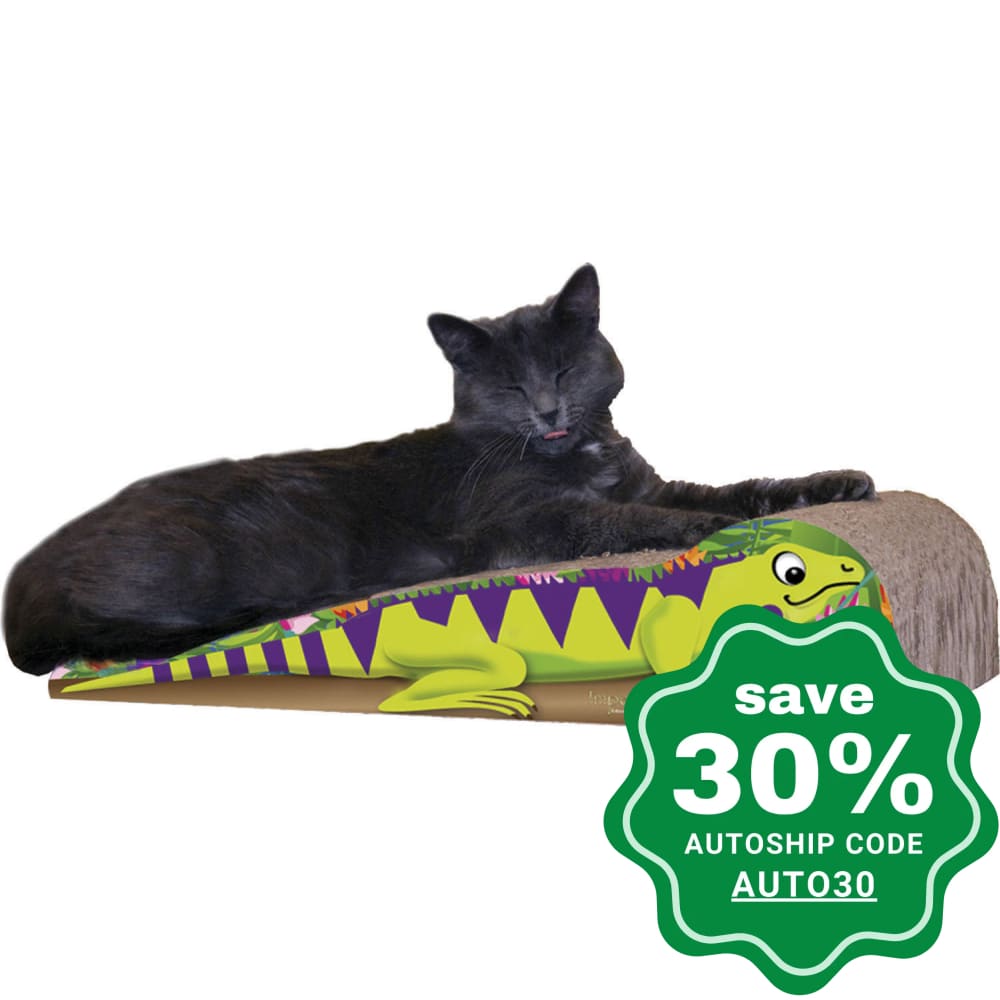 Imperial Cat - Animal Scratchers - Medium Iguana (6"D x 4.5"H x 21"W) - PetProject.HK