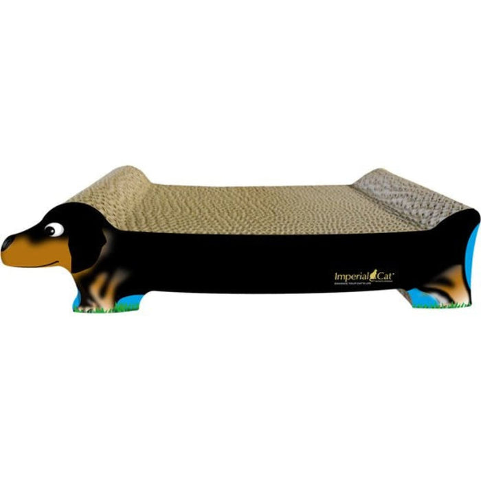 Imperial Cat - Animal Scratchers - Small Dachshund (9"D x 3.75"H x 15.5"W) - PetProject.HK