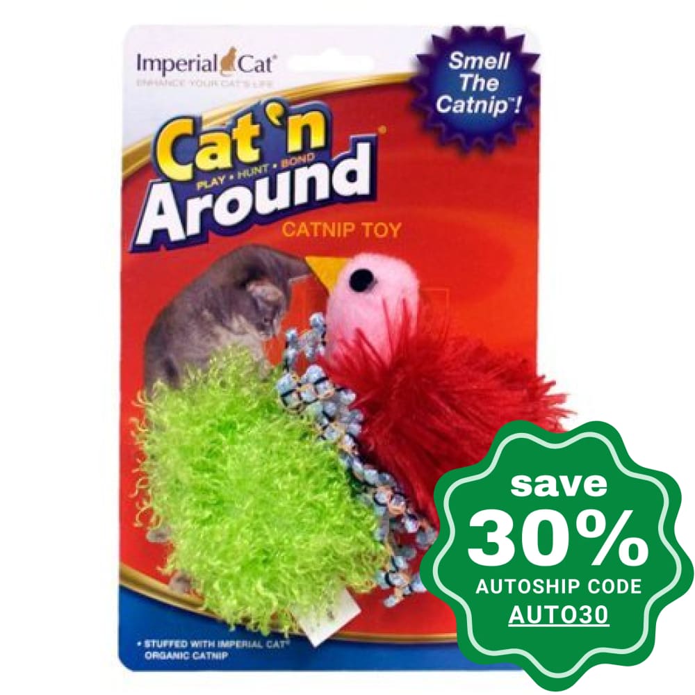 Imperial Cat - Cat 'n Around Toys - Bird 'n Ball Catnip - PetProject.HK