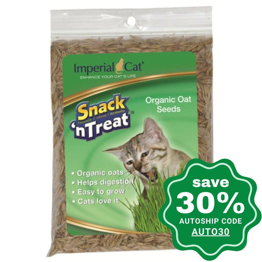 Imperial Cat - Snack 'n Treat - Organic Oat Seeds - 4OZ - PetProject.HK