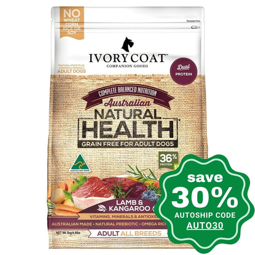 Ivory Coat - Dry Food For Adult Dogs Grain-Free Lamb & Kangaroo Recipe 13Kg