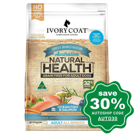 Ivory Coat - Dry Food For Adult Dogs Grain-Free Ocean Fish & Salmon Recipe 13Kg