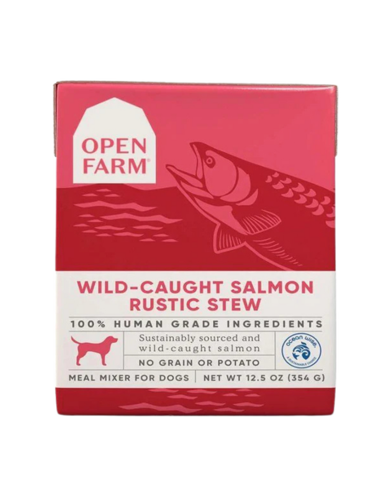 Open Farm - Wet Food for Dogs - Grain Free Rustic Blend Chicken & Salmon Recipe - 12.5OZ (min. 24 cartons)