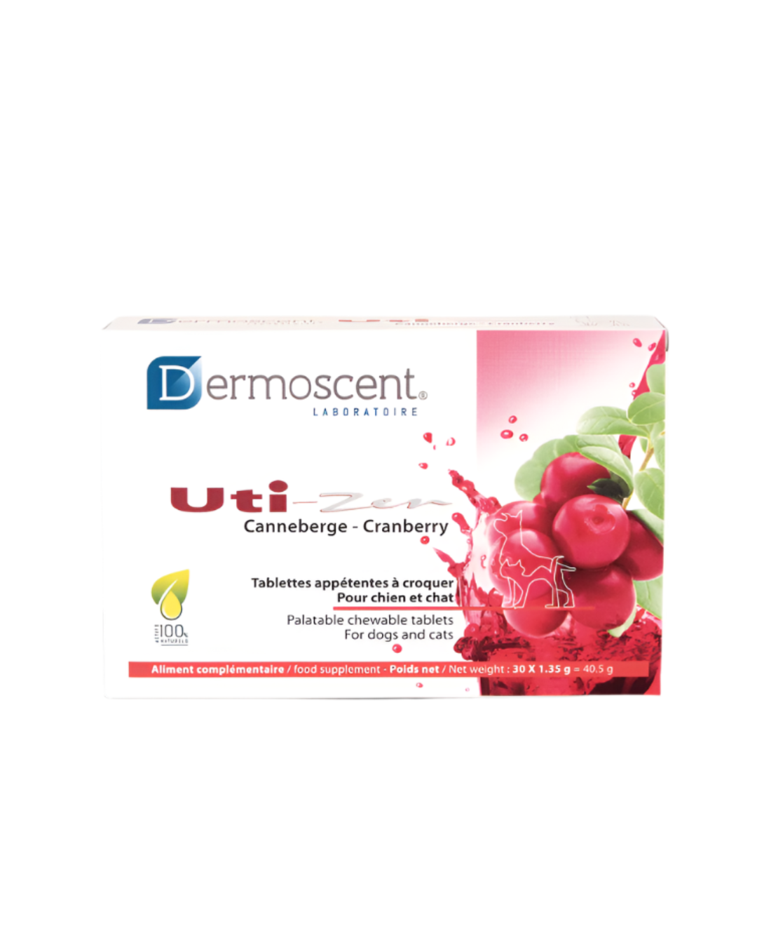 Dermoscent® Uti-Zen® 泌尿健康食品補充品 - 30 片