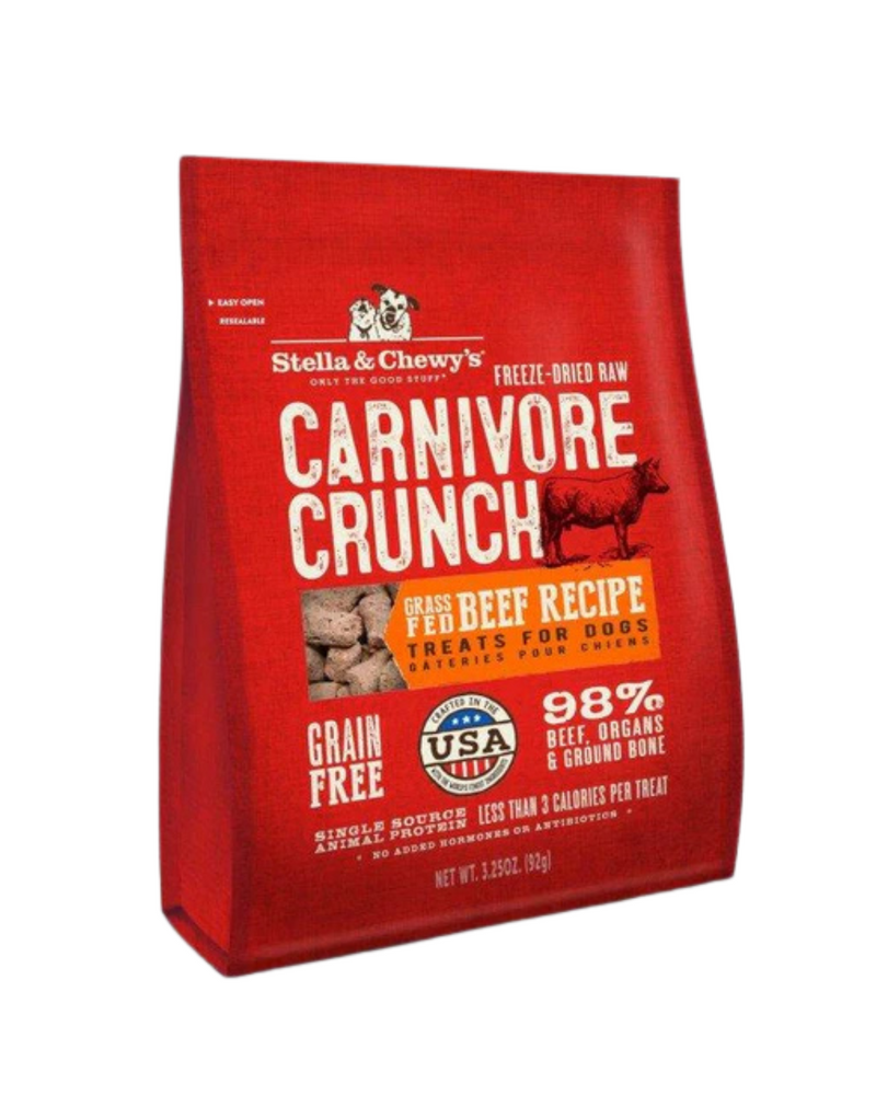 Stella & Chewy's - Freeze Dried Carnivore Crunch For Dogs - Beef - 3.25OZ