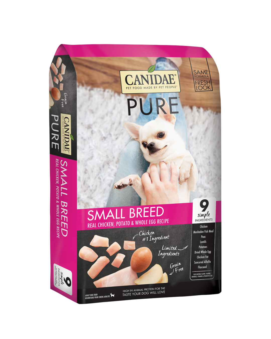 Canidae - Grain Free Dry Dog Food - PURE Adult - Small Breeds - 4LB - PetProject.HK