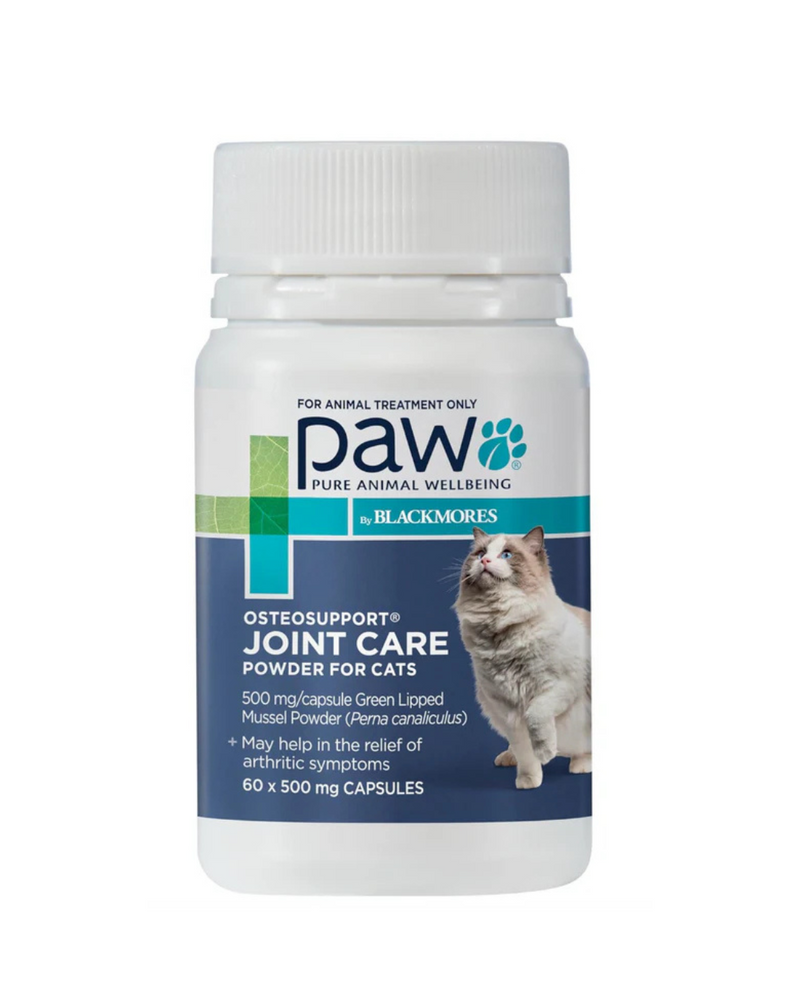PAW by Blackmores - Supplements for Cats - OsteoSupport Joint Care - 60CAPS