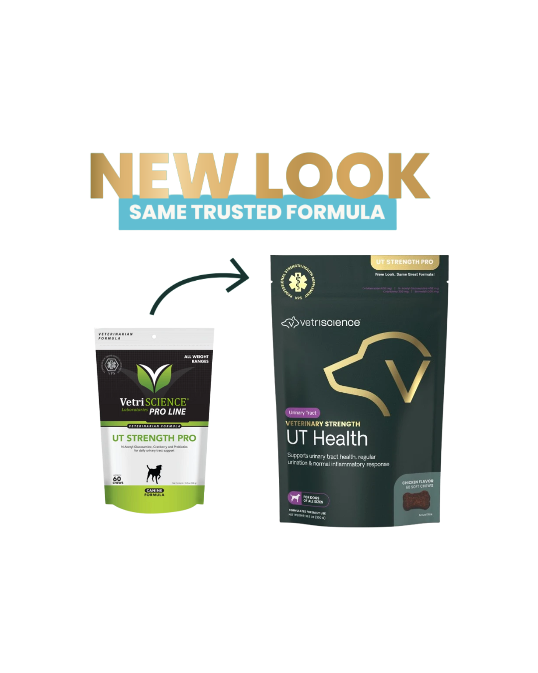 VetriScience - 犬用營養補充品 - Canine UT Strength PRO 健怡咀嚼片 - 60 片
