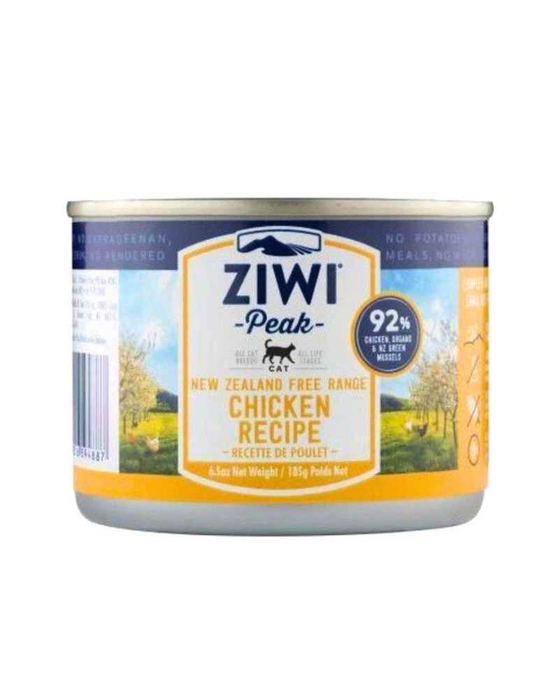 Ziwipeak - 濕潤雞肉配方貓罐頭 - 185克（至少12罐）