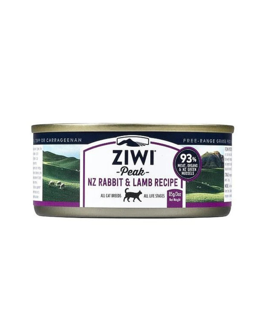 Ziwipeak - Moist RABBIT & LAMB Recipe Canned Cat Food - 185G (min. 12 cans) - PetProject.HK