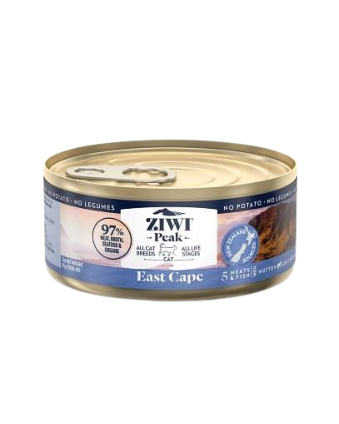 Ziwipeak - Wet Food for Cats - Provenance Series - East Cape Recipe - 85G (min. 24 Cans)
