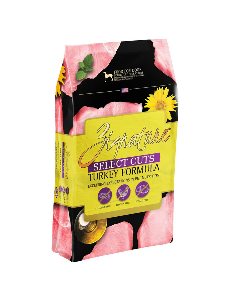 Zignature - 狗乾糧 - 精選火雞塊配方 - 25LB 