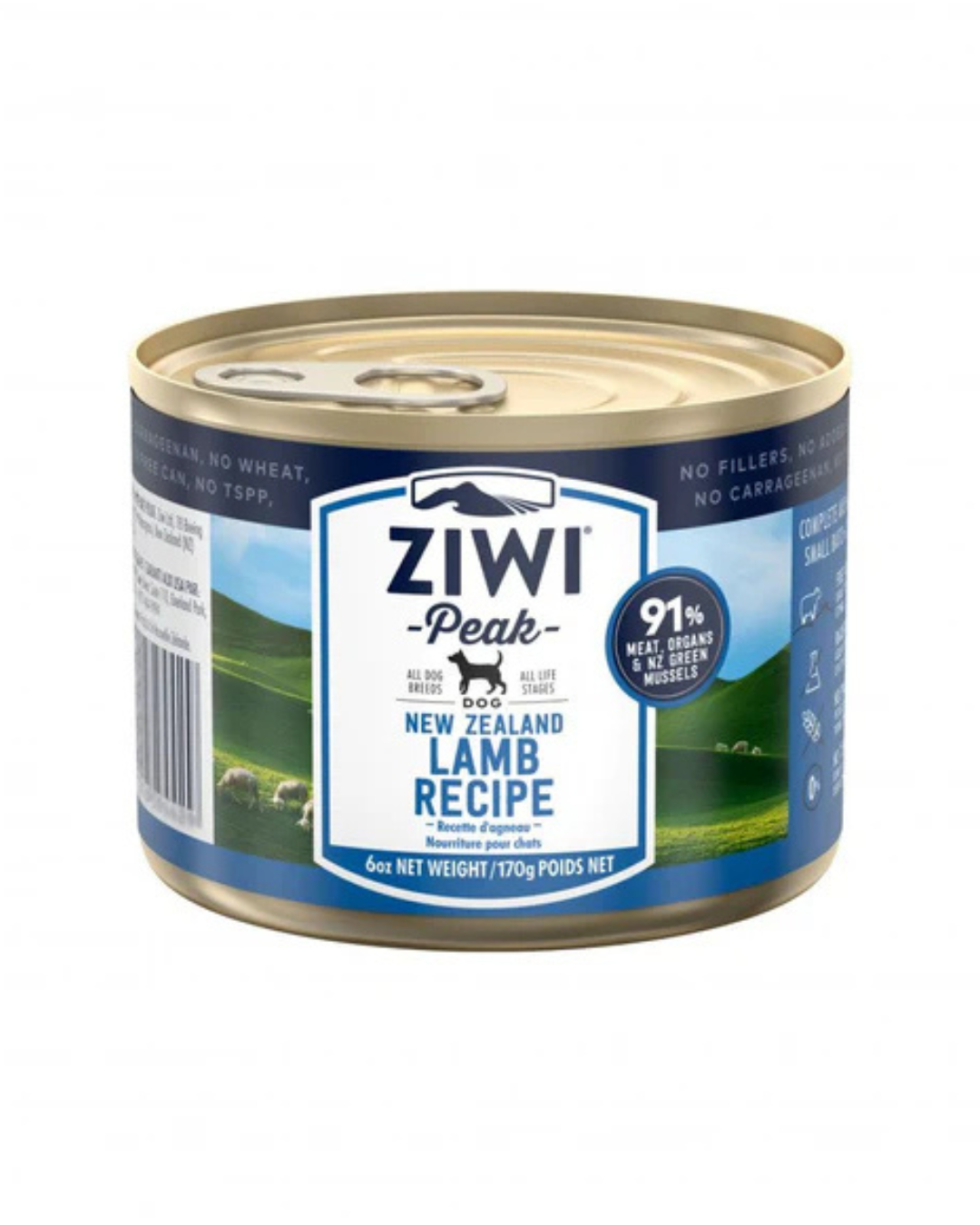 Ziwipeak - Moist LAMB Recipe Canned Dog Food - 170G (min. 12 cans) - PetProject.HK