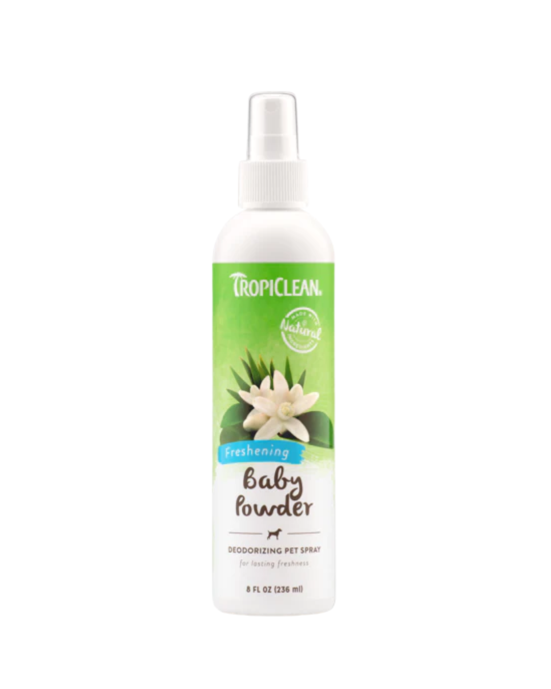 Tropiclean - Baby Powder Deodorizing Pet Spray - 236ML - PetProject.HK