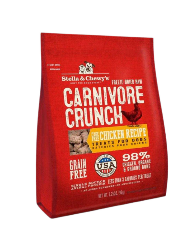 Stella & Chewy's - Freeze Dried Carnivore Crunch For Dogs - Chicken - 3.25OZ