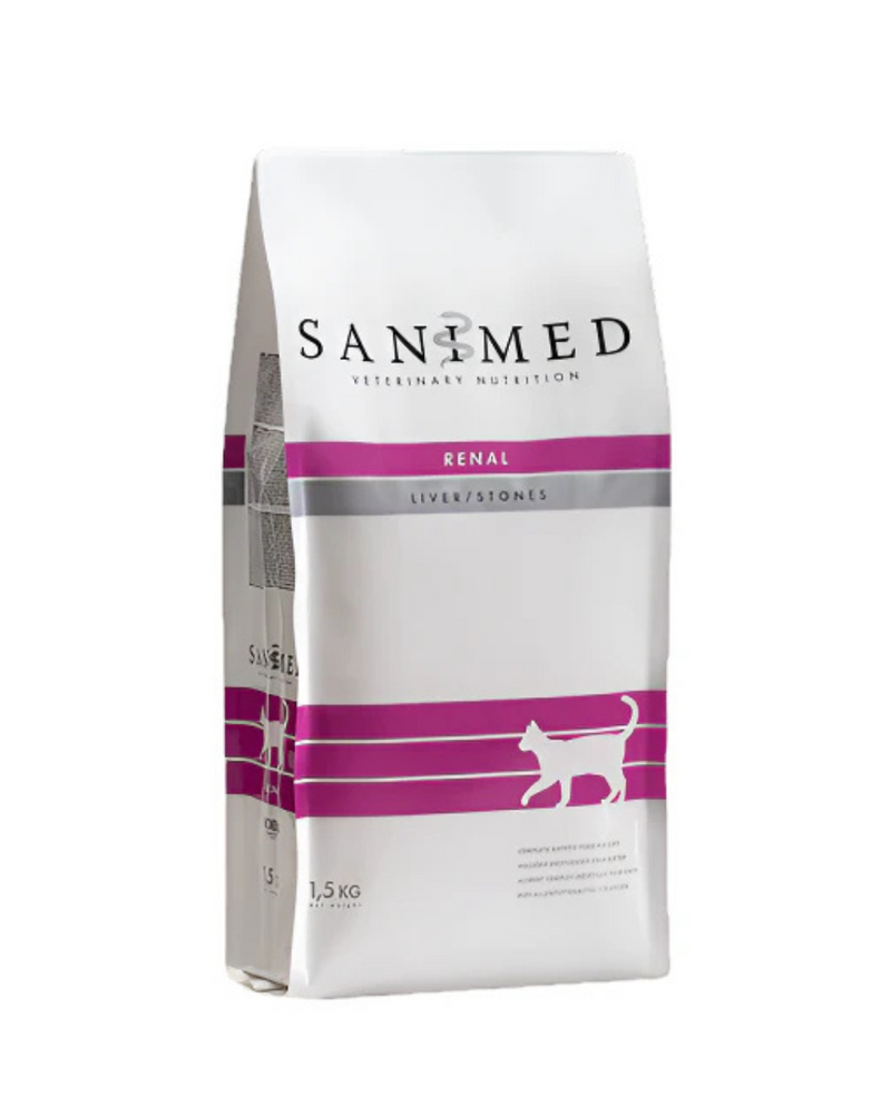 SANIMED - Dry Food for Cats - Renal - Chicken & Lamb - 1.5KG