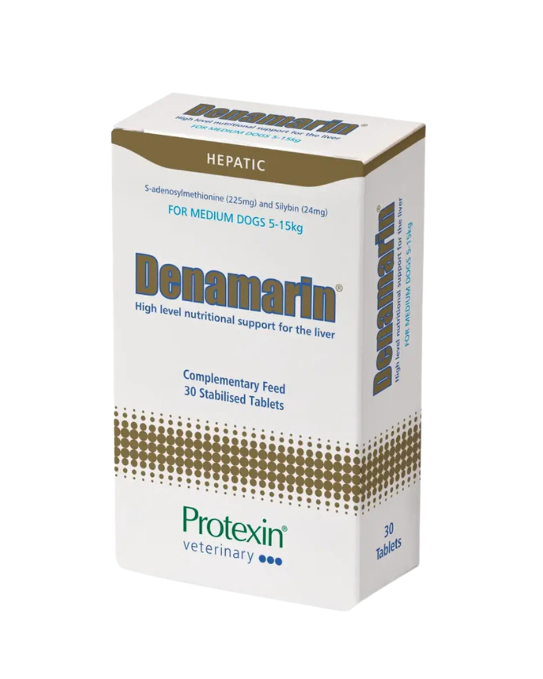 Protexin - 中型犬補充劑 - Denamarin 肝臟支持 - 30 片