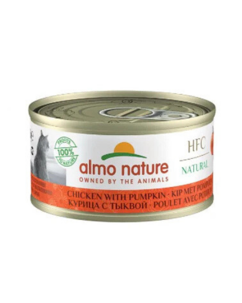 Almo Nature - 貓咪用濕糧 - HFC Natural - 雞肉南瓜口味 - 70克