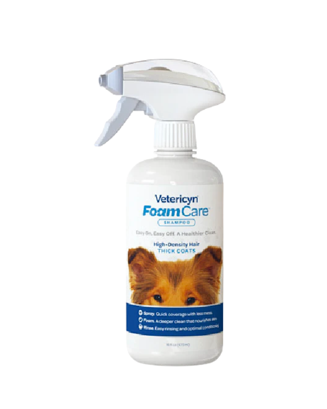 Vetericyn -  FoamCare Pet Shampoo for Cats and Dogs - Thick Coats - 16OZ (Min. 2 Bottles)) - PetProject.HK