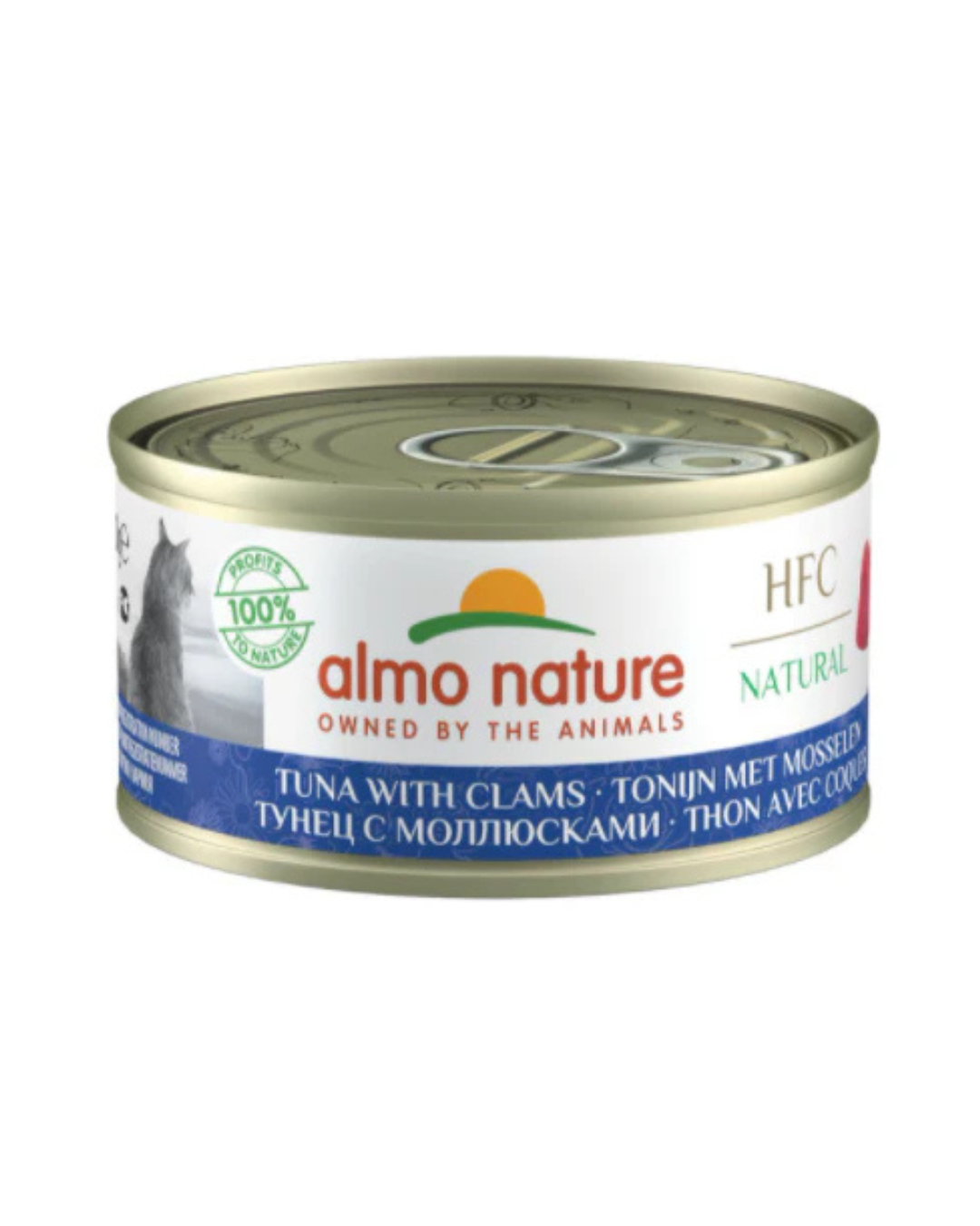 Almo Nature - Wet Food for Cats - HFC Natural - Tuna with Clams - 70G - PetProject.HK
